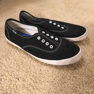 Black Slip on Keds