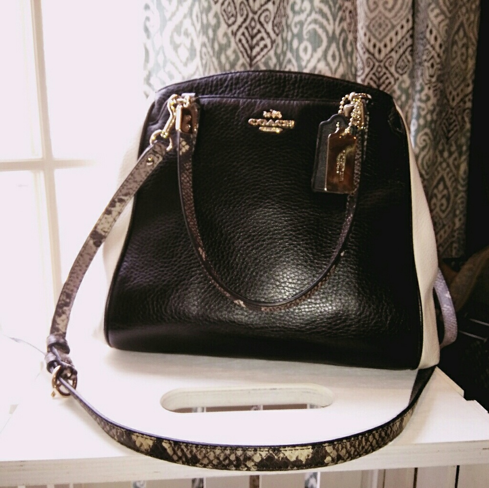 Flash ⚡ Sale! Leather Coach Purse