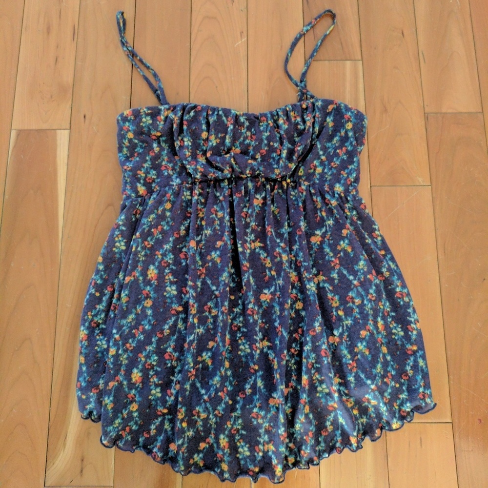Free People Floral Tank
