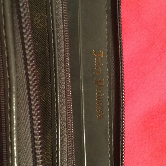 Navy Velour Juicy Couture Long Wallet - Picture 5 of 5