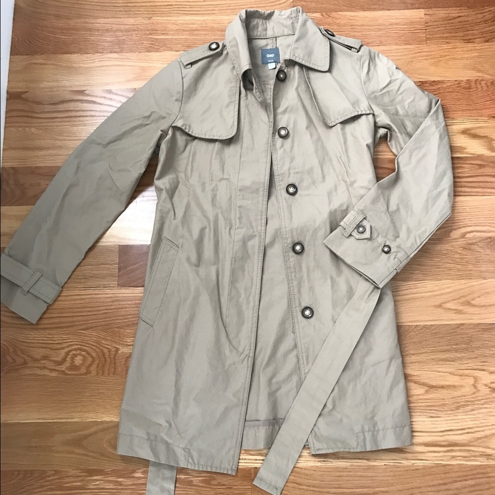 GAP Classic Trench Coat - LIKE NEW - SIZE XS