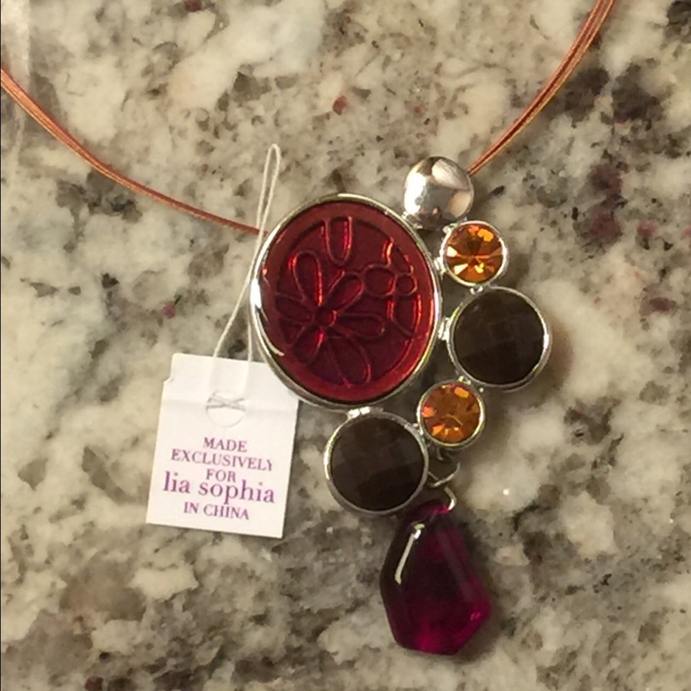 Lia Sophia Spiced Necklace 16-19"