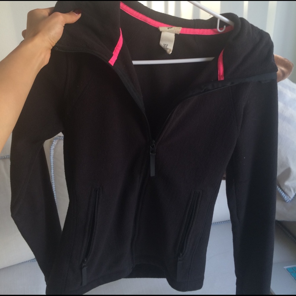 H&M sport thin fleece jacket XS