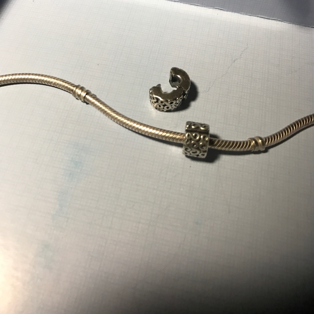 PANDORA "S Clip"  Charms (2)