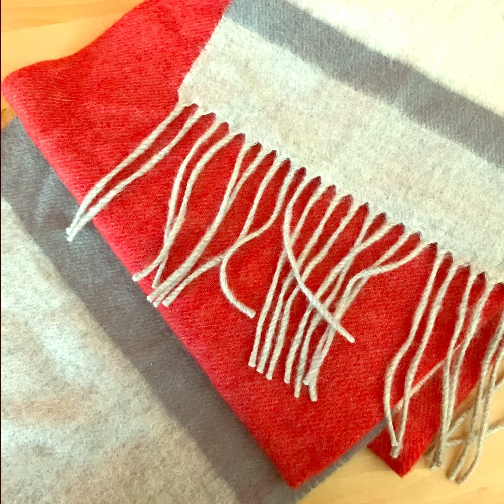 Color Block Cashmere Scarf
