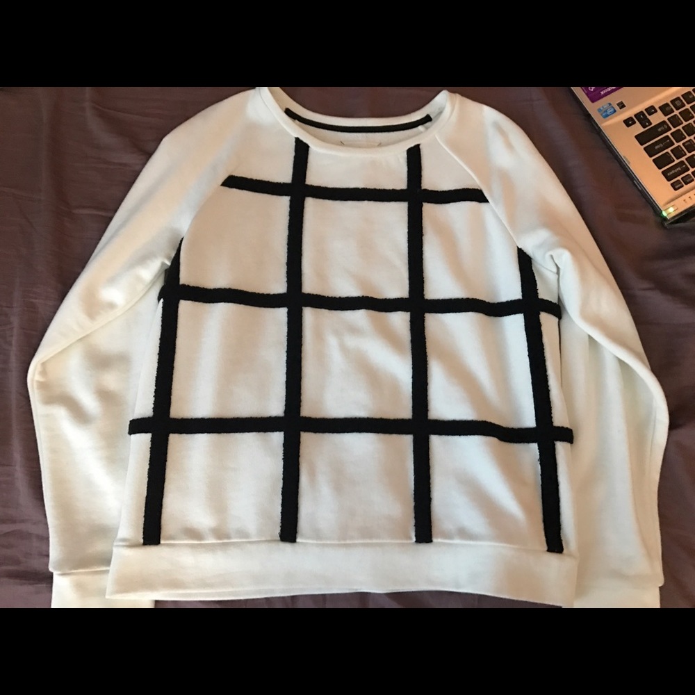 White sweatshirt