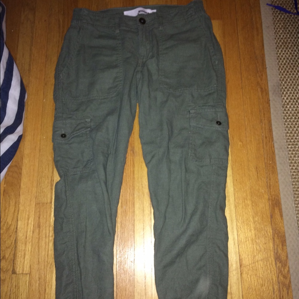 cropped army joggers