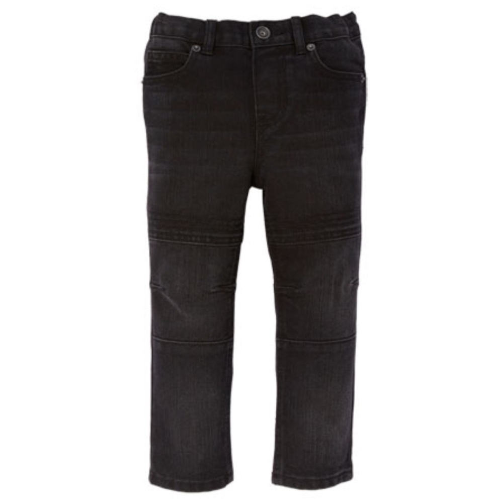 Distressed Black Denim Jeans