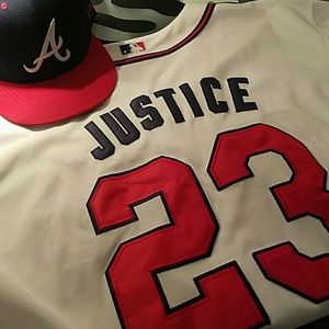 Braves David Justice throwback