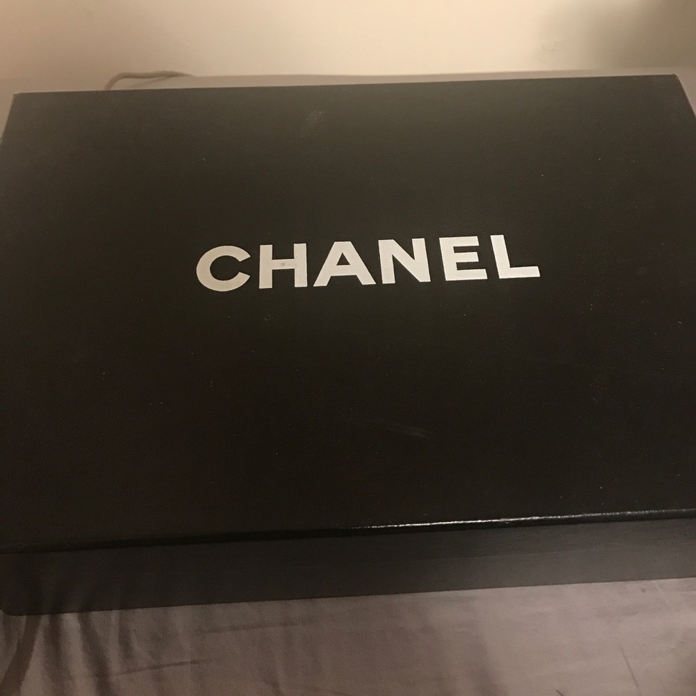 Chanel black and white Chanel heels