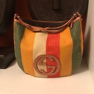 Striped Gucci Handbag