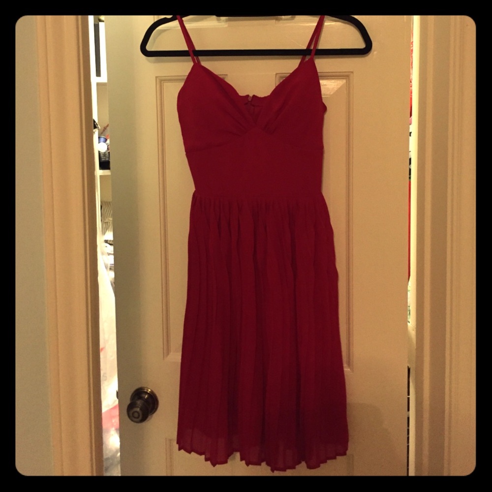 Bombshell red dress