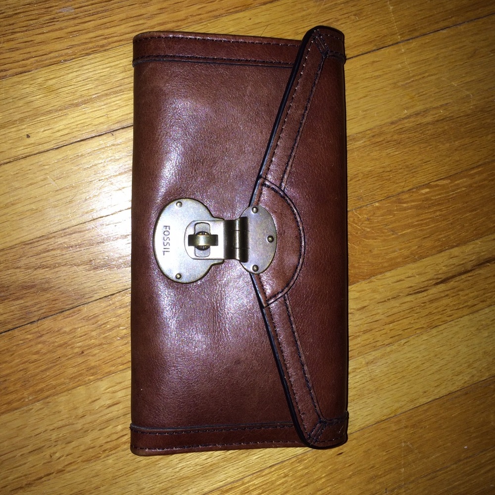 fossil hand bag