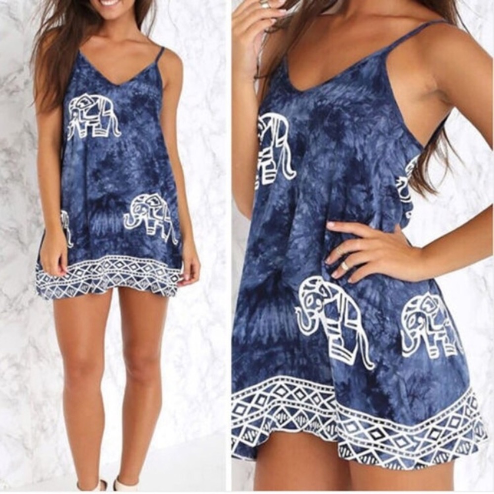 Blue Beach Dress