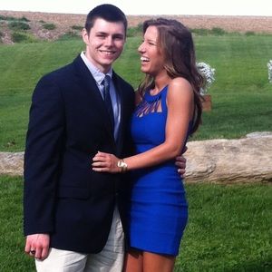 Blue formal dress size 2