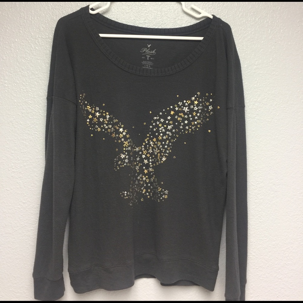 Very soft American Eagle Plush T long sleeve Lrg