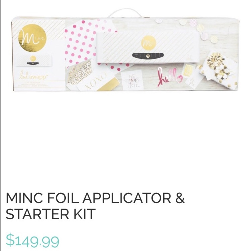 Heidi swapp minc foiling machine