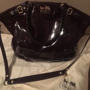 Madison Patent Leather Coach Purse