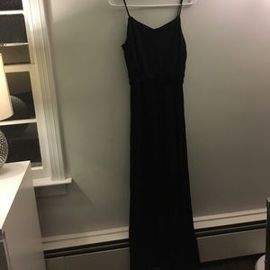 Black maxi dress