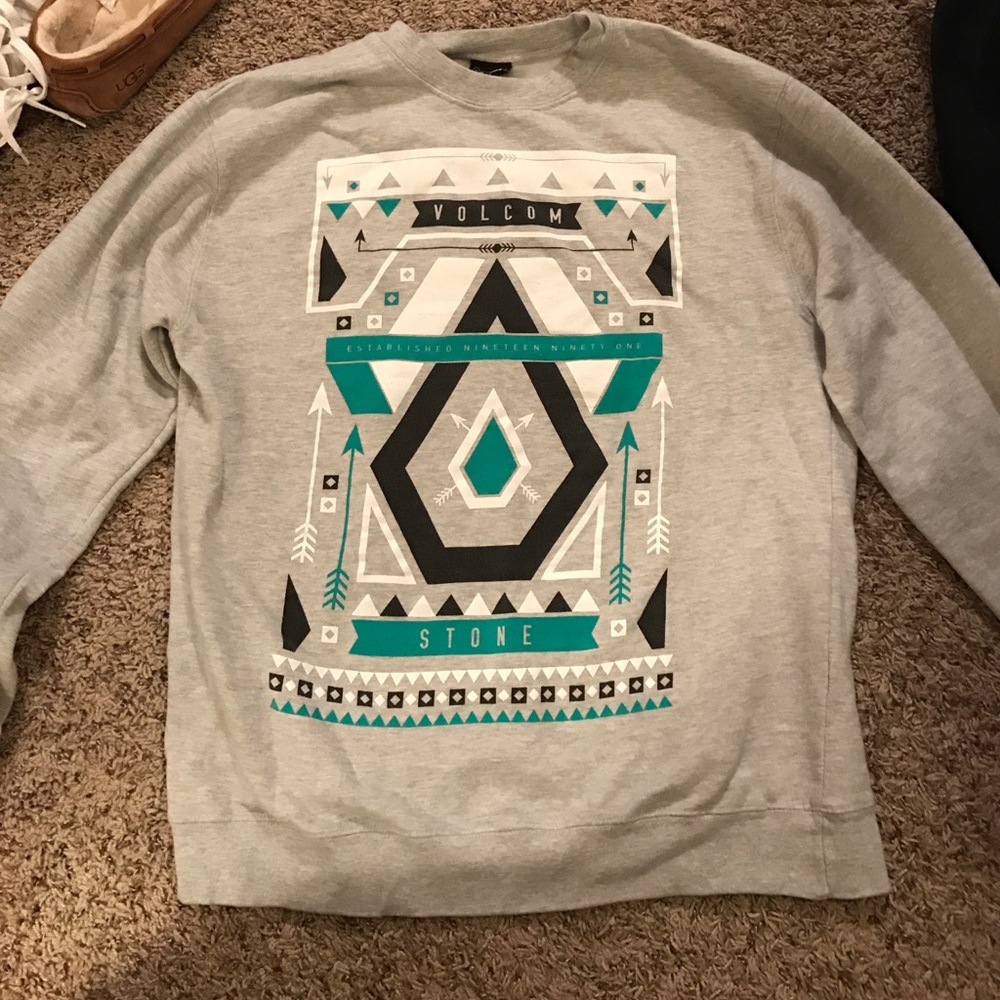 Mens Volcom crew neck sweater