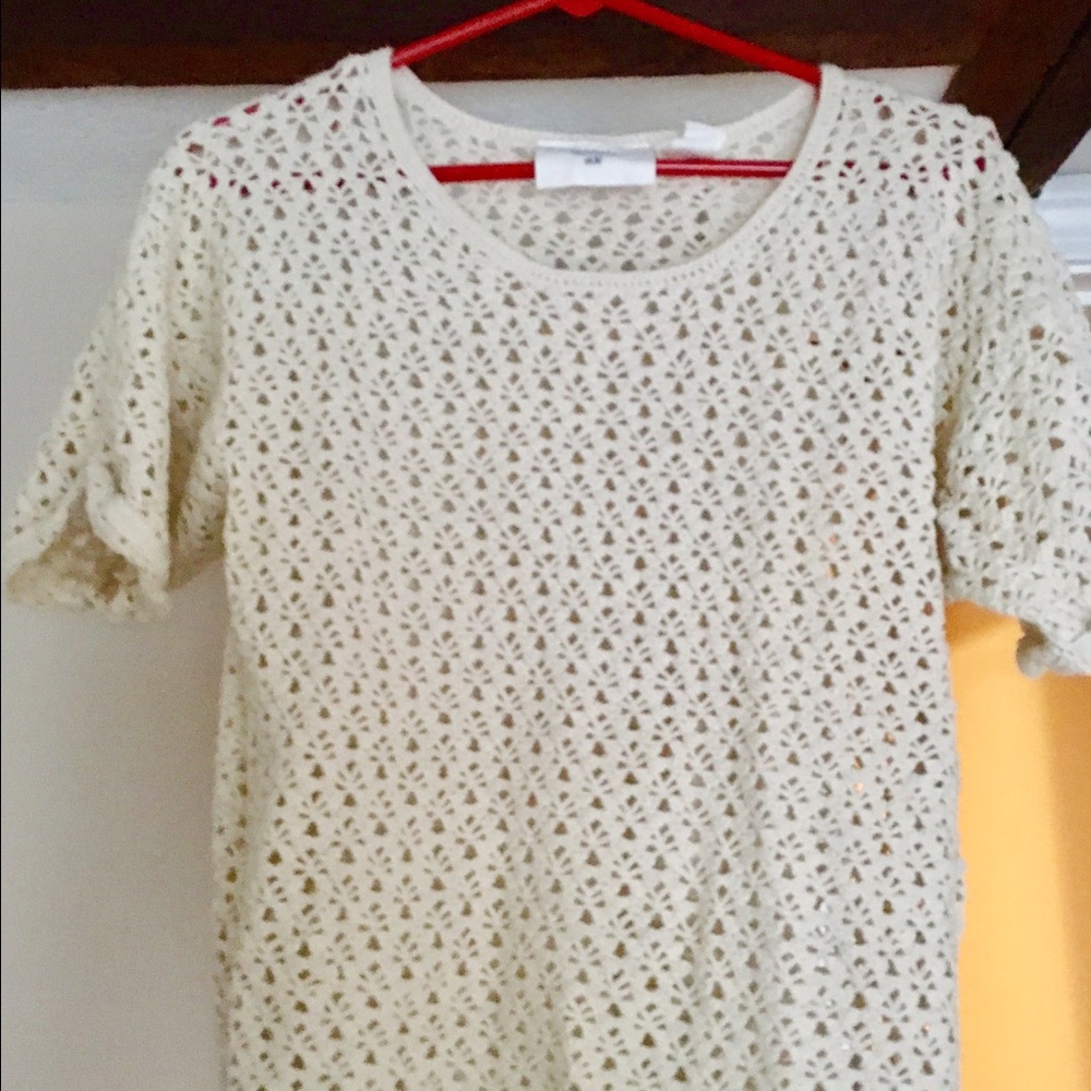 H&m crotchet cream sweater