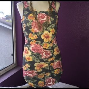 Love Culture - knit floral mini summer dress