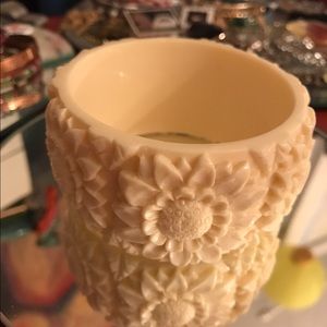 Oversized plastic sunflower bangle