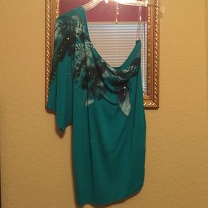 Baby Phat off the shoulder top