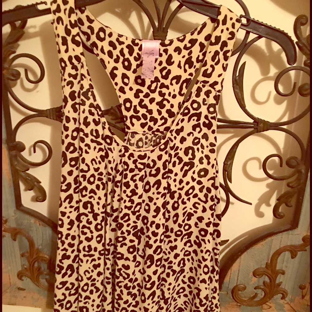 Leopard print tank