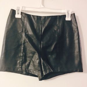 Leather Shorts