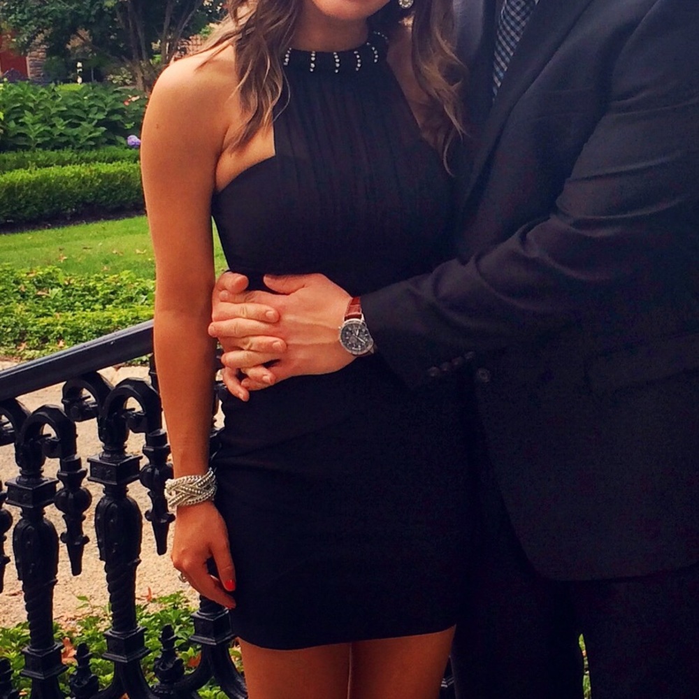 Black cocktail dress