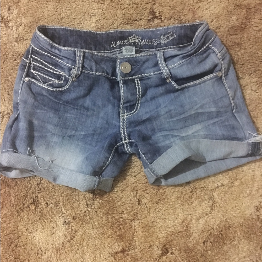 denim shorts