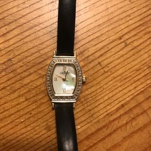 Croton 14k yellow gold, diamond watch