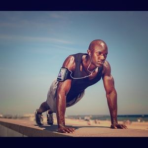 Excercise phone holder