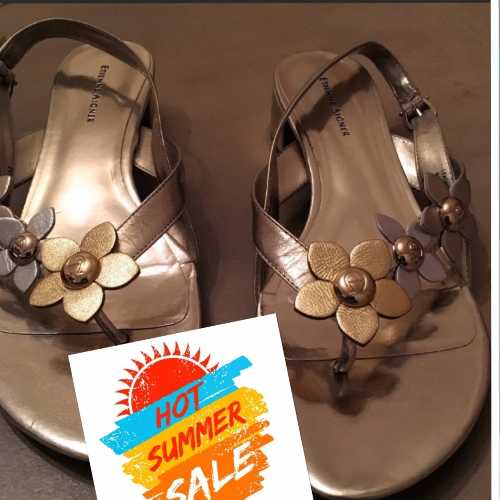 Designer Etienne Aigner Geneva Sandals