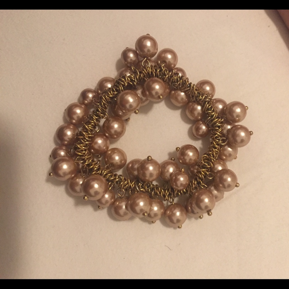 J Crew rose gold colored bracelet
