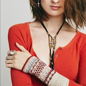 Free People knitted cuff Top