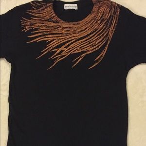 Seal maiden copper feather tshirt