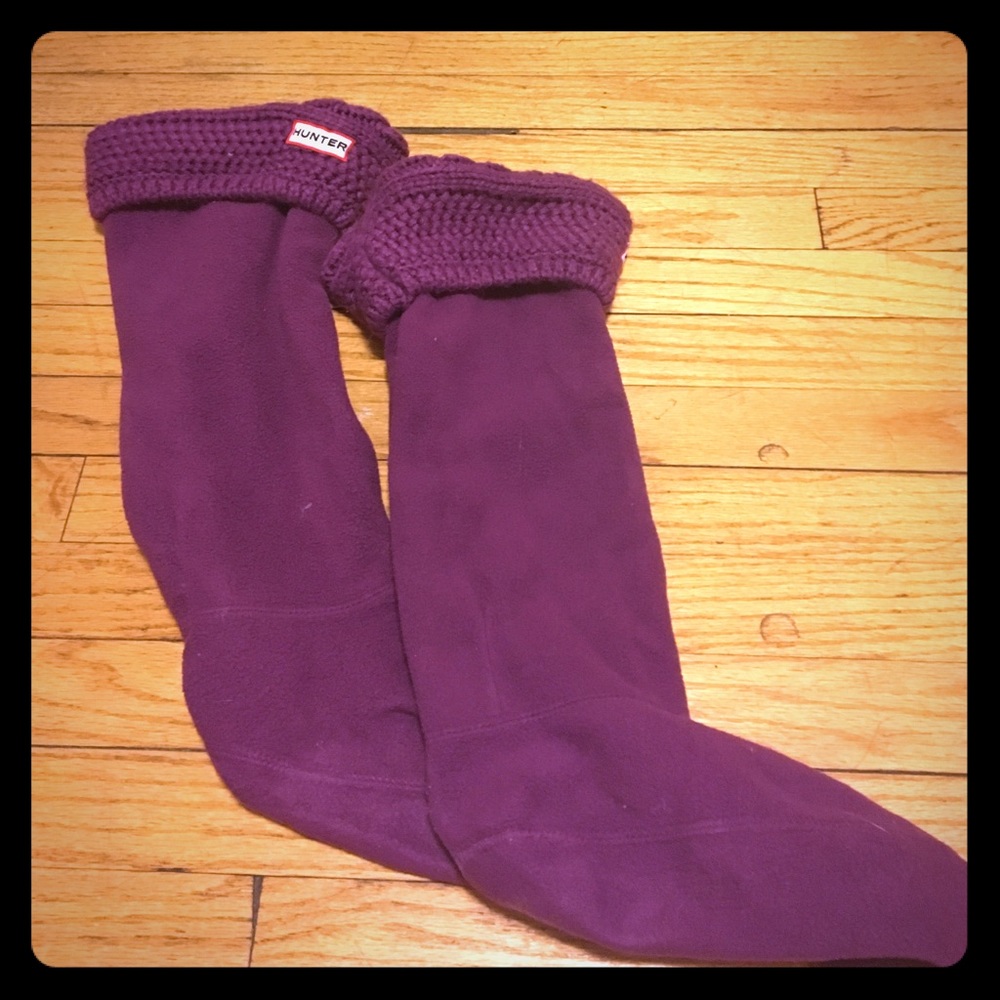 NWOT Crocheted Hunter Boot Socks (never used)