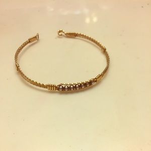 Gold and silver Ronaldo Power of Prayer bracelet