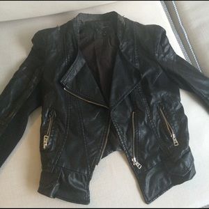 Vegan leather jacket