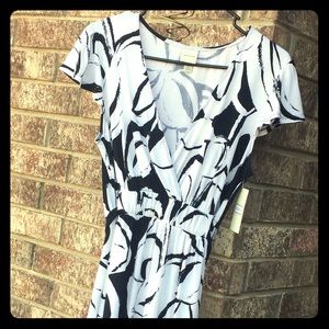 Merona Black and White Dress