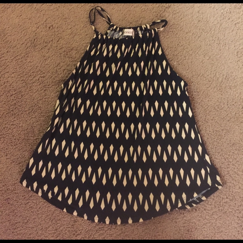 Sleeveless, spaghetti strap blouse!