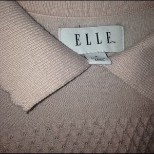ELLE SHORT SLEEVE SWEATER POLO TOP