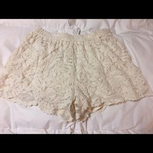 NWOT Francesca's Lace Shorts