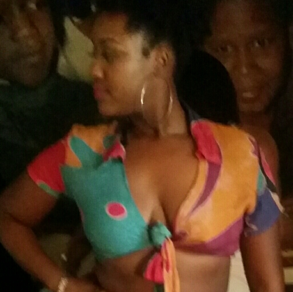 Retro Tie Up Crop Top