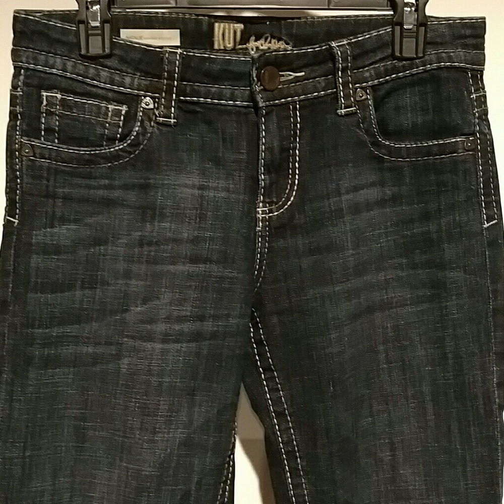 Kut from the Kloth high rise boot cut jeans