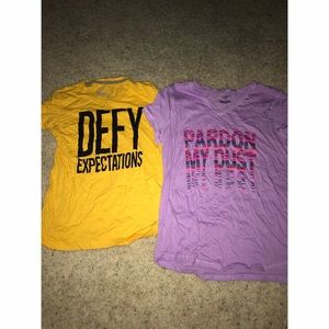 Gently used workout Tees!!