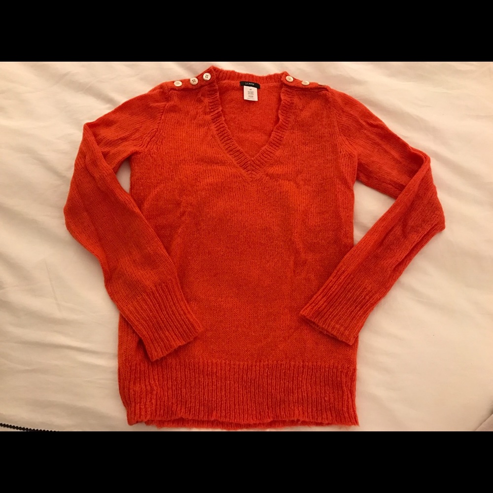 V-Neck JCrew Wool Sweater