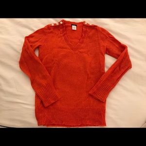 V-Neck JCrew Wool Sweater